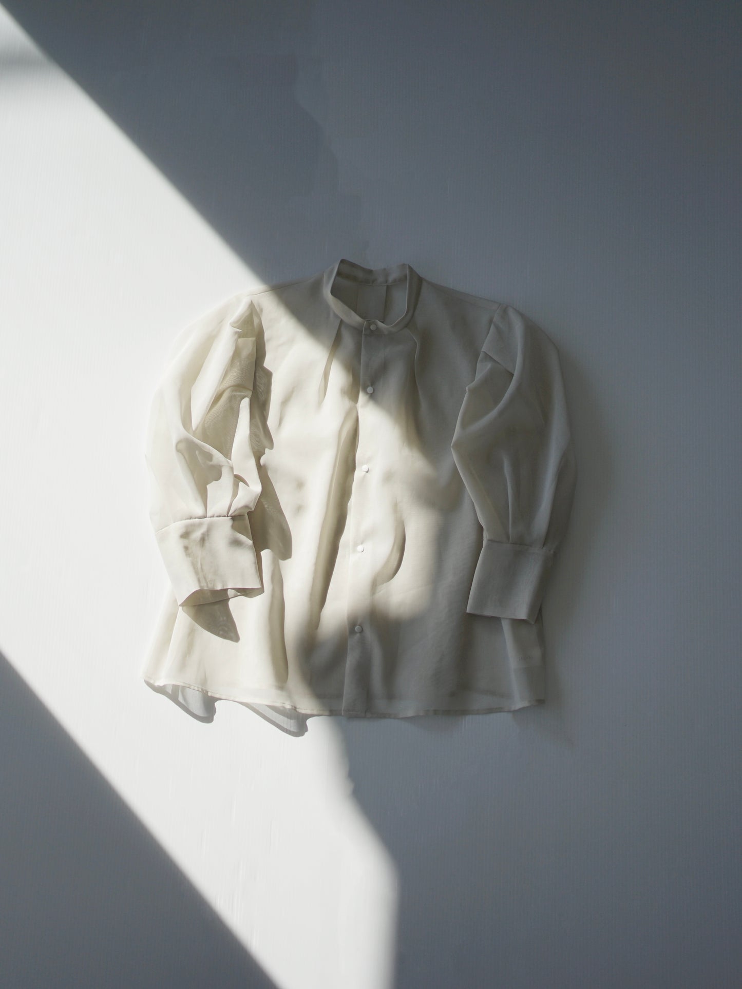 itochi / 100/2 cotton organdy transparent blouse