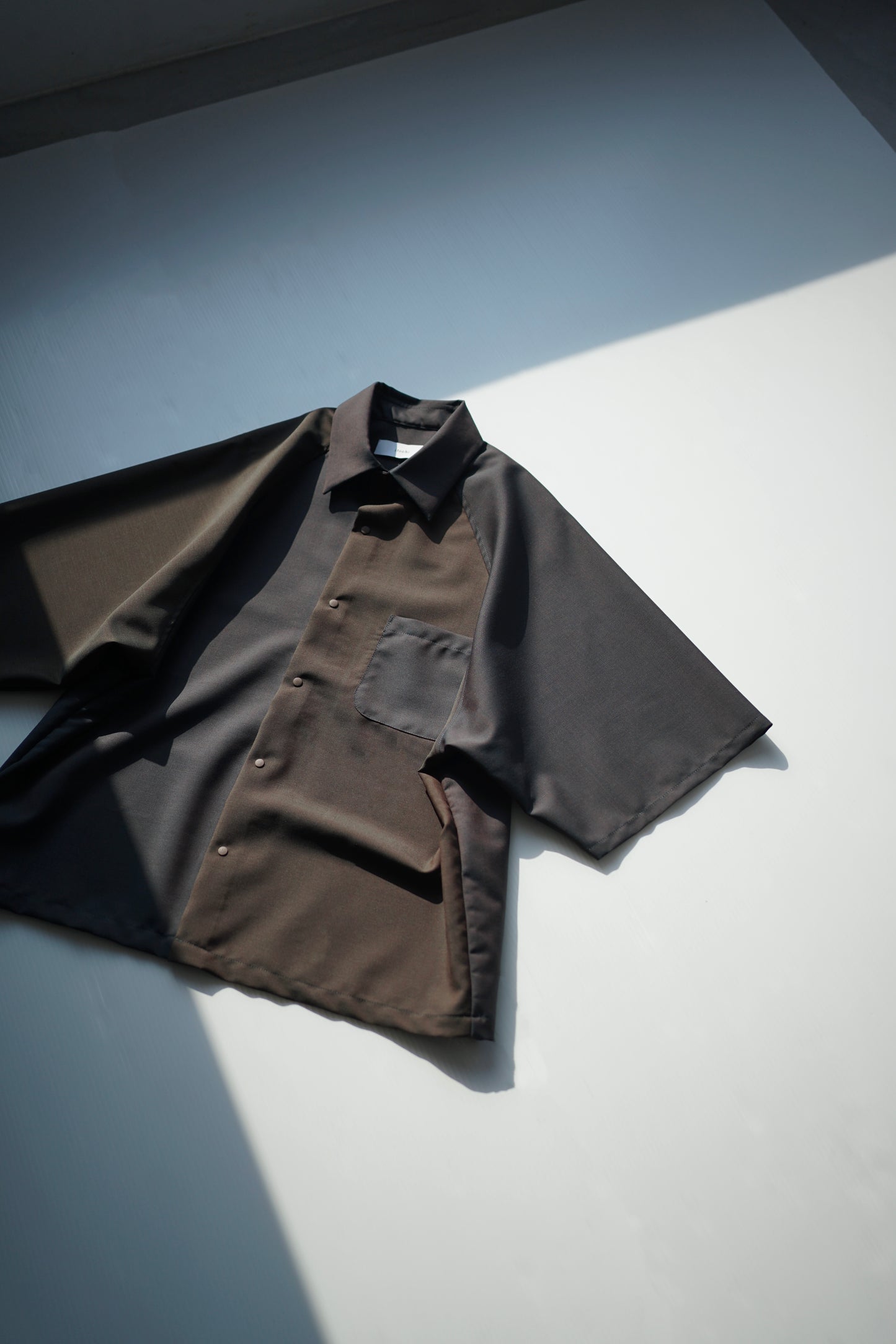[ yo-yo. exclusive item ] itochi / Wool & Kid mohair Tropical raglan half sleeve shirt (womens)