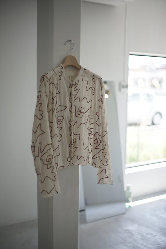 JöICEADDED / Geometric Pattern Shirt