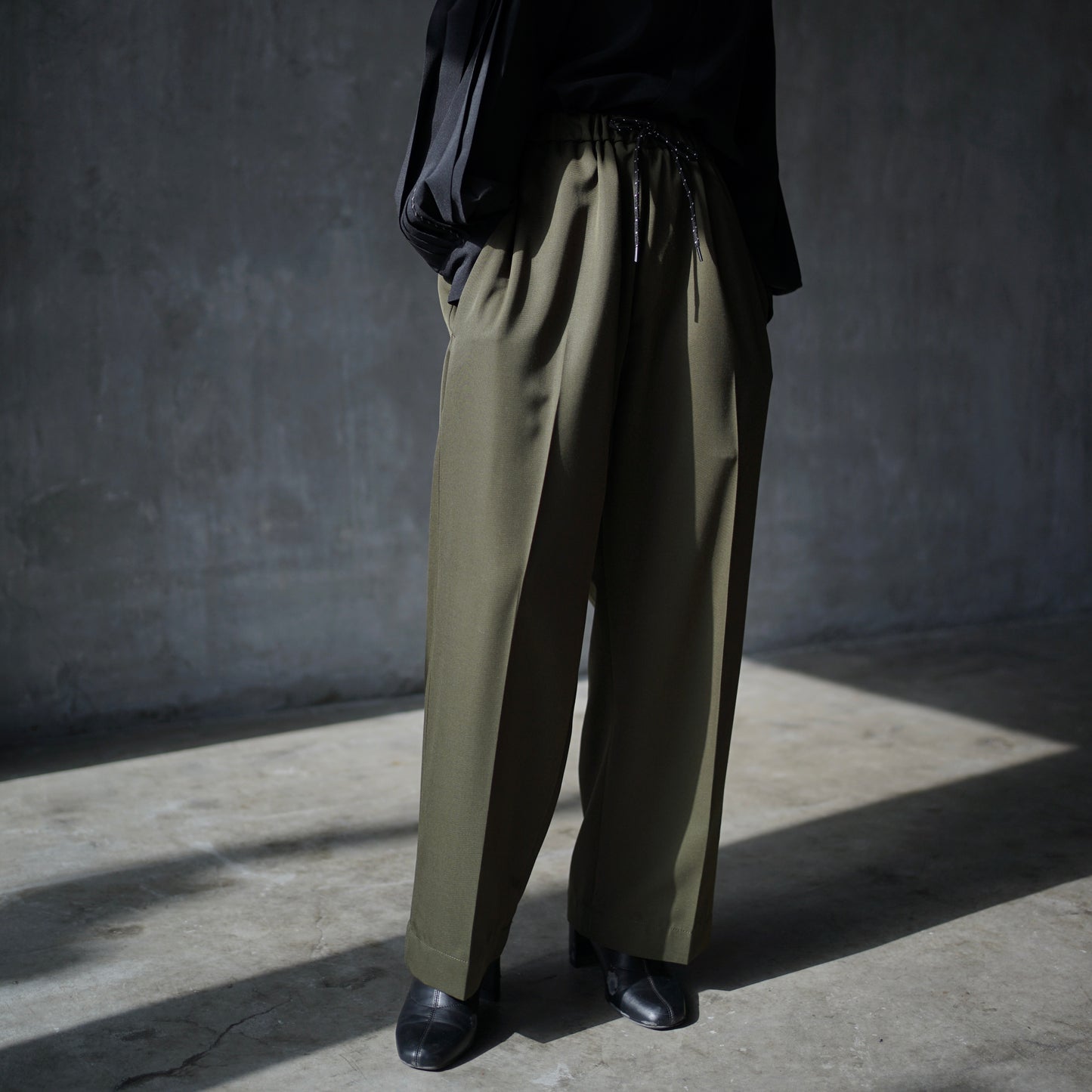 [20%OFF] itochi / Super140's Wool Doeskin salt easy pants